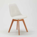 Set van 20 stoelen Goblet in Scandinavisch design met kussen Keuze