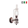 Klassieke wandlamp met glas en keramiek Pompei AP2 Verkoop