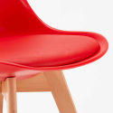 Set van 20 stoelen Goblet in Scandinavisch design met kussen 