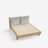 Modern design tweepersoonsbed 160x200 cm met lattenbodem en kussens Rust King 