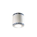 Keramische plafondlamp in klassiek art deco ontwerp Trieste PL Aanbod