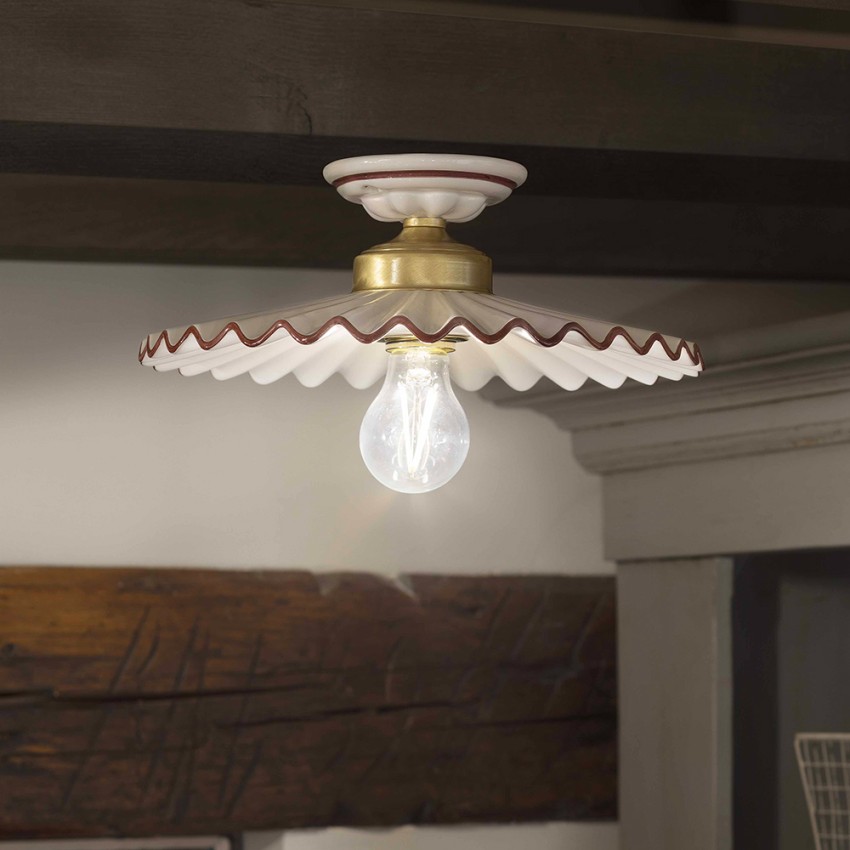 Klassieke plafondlamp in keramiek L’Aquila PL-B Aanbieding Klassieke plafondlamp in keramiek L’Aquila PL-B Aanbieding