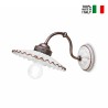 Klassiek design wandlamp keramiek en metaal L’Aquila AP2 Verkoop
