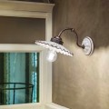 Klassiek design wandlamp keramiek en metaal L’Aquila AP2 Aanbieding