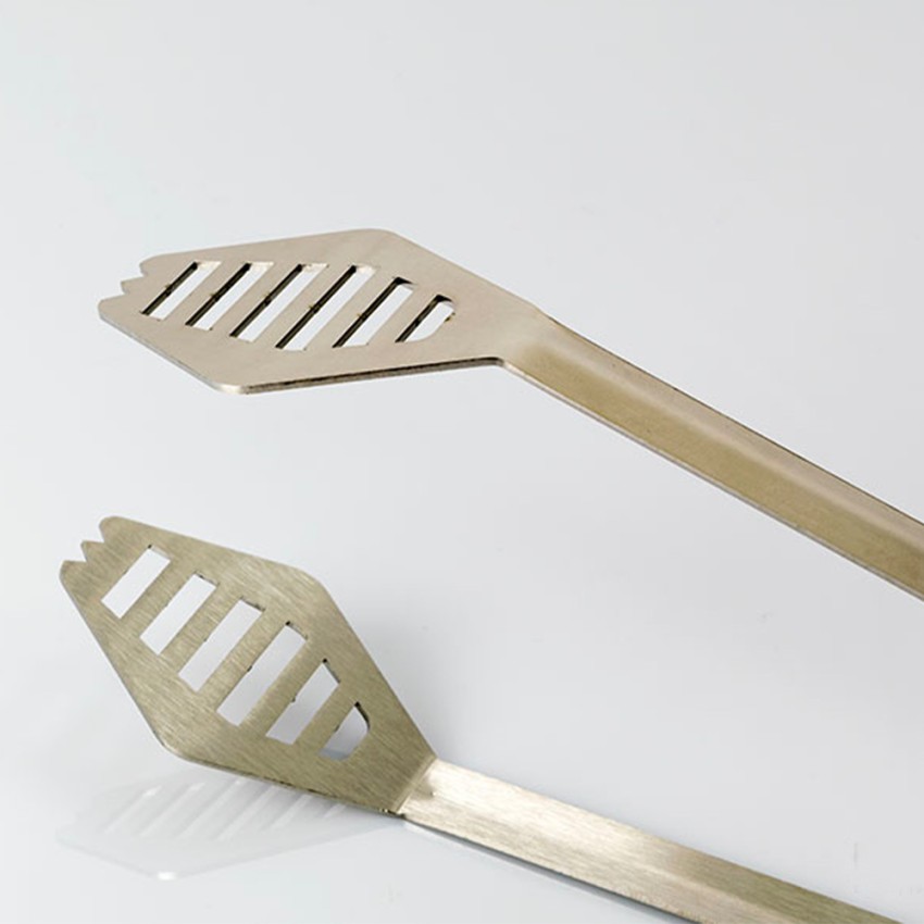 Ensemble de 3 outils Braai - Fourchette, pince et spatule en acier ino