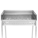 Draagbare houtskoolbarbecue van staal met grill 60x40cm Stromboli Aanbod