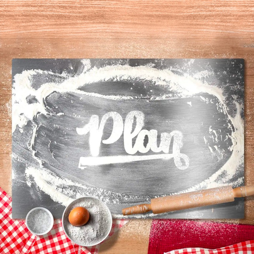 Roestvrijstalen snijplank voor keukenrestaurant 40x55cm Plan Aanbieding
