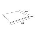 Roestvrijstalen snijplank voor keukenrestaurant 40x55cm Plan Model