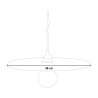 Suspension design moderne pour cuisine et salle à manger Ballerina 
