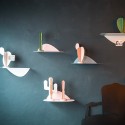 Moderne wandplank design Stone wandrek Aanbod