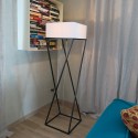 Lampadaire de salon au design minimaliste moderne en fer Dubai Dimensions