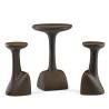 Table d'appoint haute ronde pour tabourets 99 cm polyéthylène design Armillaria T1 Dimensions