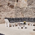 Modulaire hoekfauteuil polyethyleen modern design bar Atene P2 Aanbieding