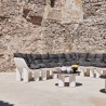 Modulaire hoekfauteuil polyethyleen modern design bar Atene P2 Aanbieding