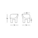 Modulaire hoekfauteuil polyethyleen modern design bar Atene P2 Aankoop