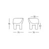 Modulaire hoekfauteuil polyethyleen modern design bar Atene P2 Aankoop