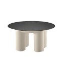 Table basse ronde pour extérieur jardin terrasse design Atene T1 