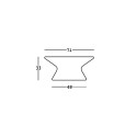 Ronde salontafel modern design terras tuin Fade T1-C 