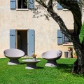 Design fauteuil van polyethyleen voor binnen en buiten tuin Fade P1 Aanbieding