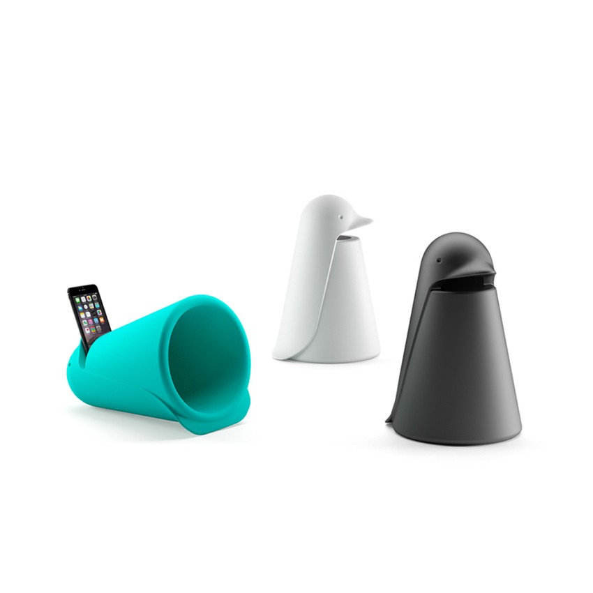 Smartphone-speakerdiffuser modern design pinguïn Ping Aanbieding Smartphone-speakerdiffuser modern design pinguïn Ping Aanbieding