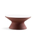 Ronde lage design salontafel voor tuin Fade T1-C Plus Voorraad