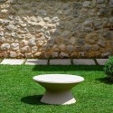 Ronde lage design salontafel voor tuin Fade T1-C Plus 