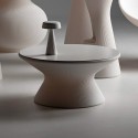 Ronde lage design salontafel voor tuin Fade T1-C Plus 