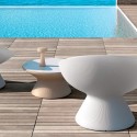 Ronde lage design salontafel voor tuin Fade T1-C Plus 