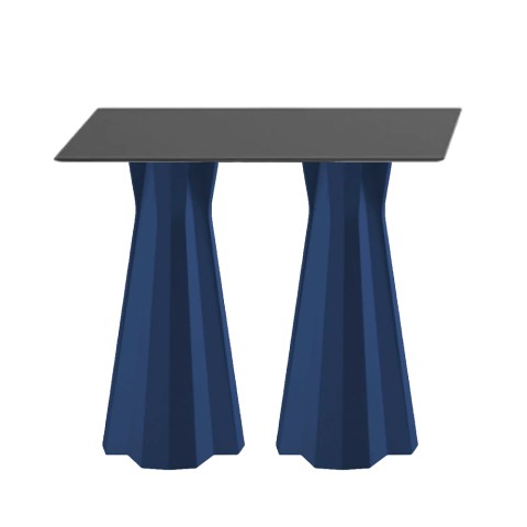 Hoge rechthoekige salontafel 100cm voor krukken modern design Frozen T2-H Aanbieding
