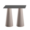 Table haute rectangulaire pour tabourets design intérieur extérieur Fura T2-H Choix