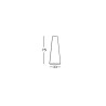 Ronde buitentafel terras modern design Fura T1-DR 