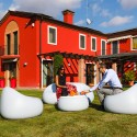Canapé d'extérieur 2 places design polyéthylène jardin terrasse Gumball D1 Promotion
