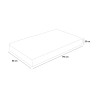 Eenpersoonsmatras Memory Foam 25cm 80x190cm Memory Gel Veradea Prijs