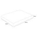 Matras anderhalf Memory Foam 25cm 120x190cm Memory Gel Veradea Prijs