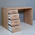 Bureautafel kantoor 4 lades modern design hout KimDesk Model