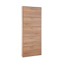 Ruimtebesparende smalle schoenenkast 5 deuren 15 paar schoenen hout KimShoe 5SS Aanbod