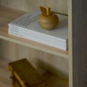 Bibliothèque de bureau 3 compartiments 2 étagères modulables bois Kbook 3SS Choix