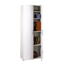 Moderne witte multifunctionele kast met 5 vakken voor woonkamer KimSpace 5WS Korting
