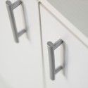 Moderne multifunctionele kast 2 compartimenten, wit, KimSpace 2WP voor woonkamer of kantoor Catalogus