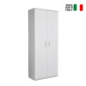 Moderne witte multifunctionele kast met 6 vakken voor woonkamer KimSpace 6WP Verkoop