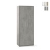 Armoire mobile multifonction 2 portes 5 étagères design moderne Arnes Réductions