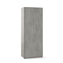 Armoire mobile multifonction 2 portes 5 étagères design moderne Arnes 