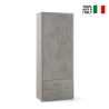 Armoire multifonction design moderne 2 portes 5 compartiments 2 tiroirs Blume Catalogue