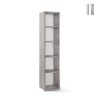 Étagère colonne ouverte multi-usages moderne 5 compartiments Lipp Remises