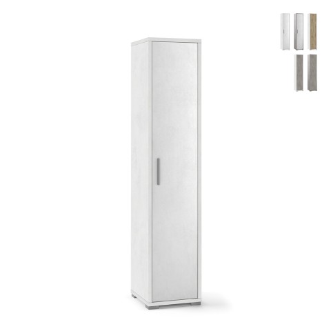 Armoire colonne multifonction à 5 compartiments design moderne Kumi Promotion
