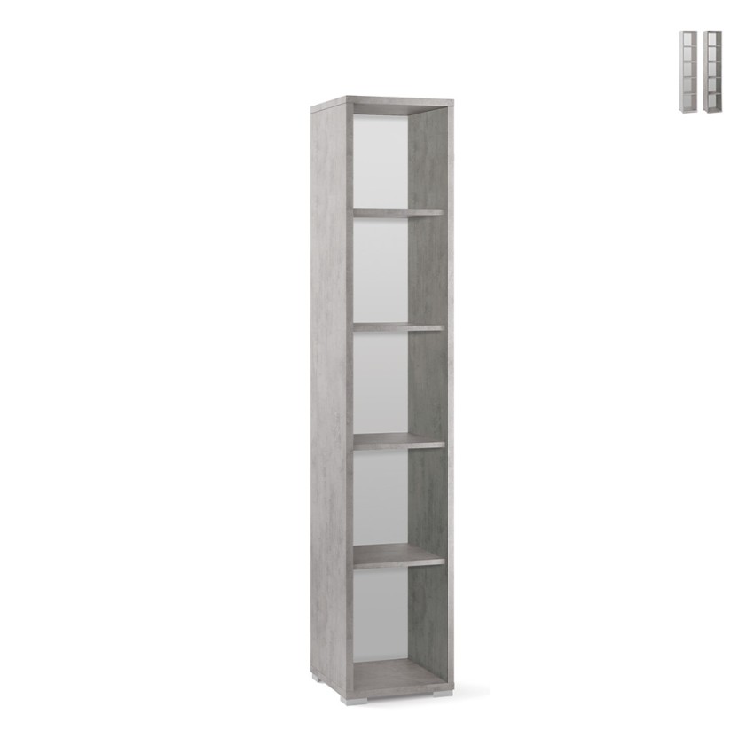 Bibliothèque colonne moderne 5 niches ouverte multiusage Hill Promotion Bibliothèque colonne moderne 5 niches ouverte multiusage Hill Promotion