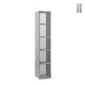 Bibliothèque colonne moderne 5 niches ouverte multiusage Hill Promotion