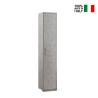Armoire colonne mobile 5 compartiments multifonction design moderne Kara Réductions