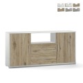 Buffet moderne Selena avec 2 portes et 2 tiroirs pour cuisine et séjour Promotion