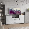Buffet moderne Selena avec 2 portes et 2 tiroirs pour cuisine et séjour 